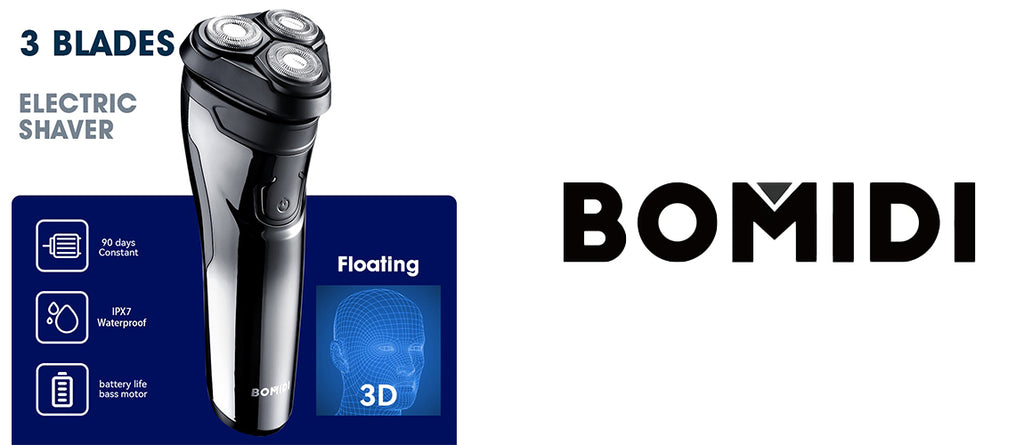 Get a Perfect Shave Every Time with Bomidi Electric Shaver 3D Rotating Razors Beard Trimmer?