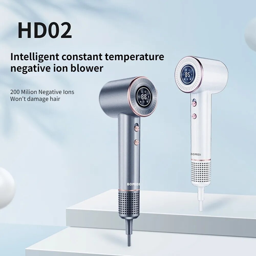 Protect Your Hair's Vitality with the Bomidi HD02's Intelligent Temperature Control