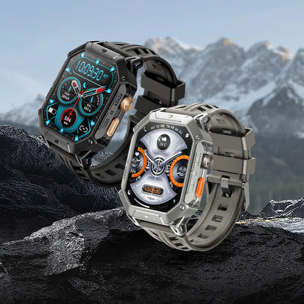 HAYLOU IRON N1 Smart Watch 2.13-inch AMOLED HD Display, 850mAh 100 Days Standby Battery Life - Grey - ORRO HOME
