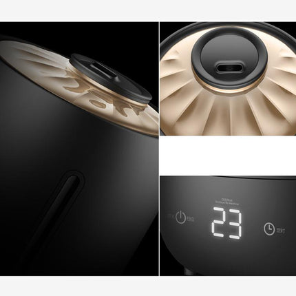 Deerma F600S Ultrasonic Humidifier Aromatherapy Oil Diffuser - Black - ORRO HOME