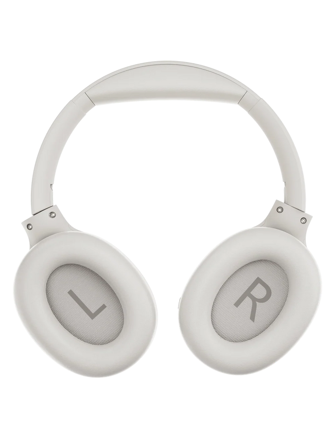 H3 ANC Active Noise Cancelling Headphones, Bluetooth 5.4 Wireless Over-Ear Headphones, Hi-Res Audio, Deep Bass, Multipoint Connection, 60H Playtime, Custom EQ via App White