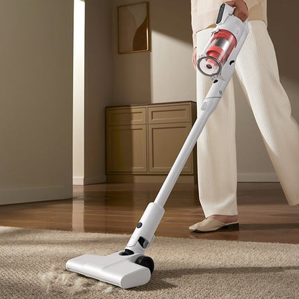 Deerma Cordless Vacuum Cleaner, Rechargable, Long battery Life, 35 Minutes Operation - WHITE - ORRO HOME