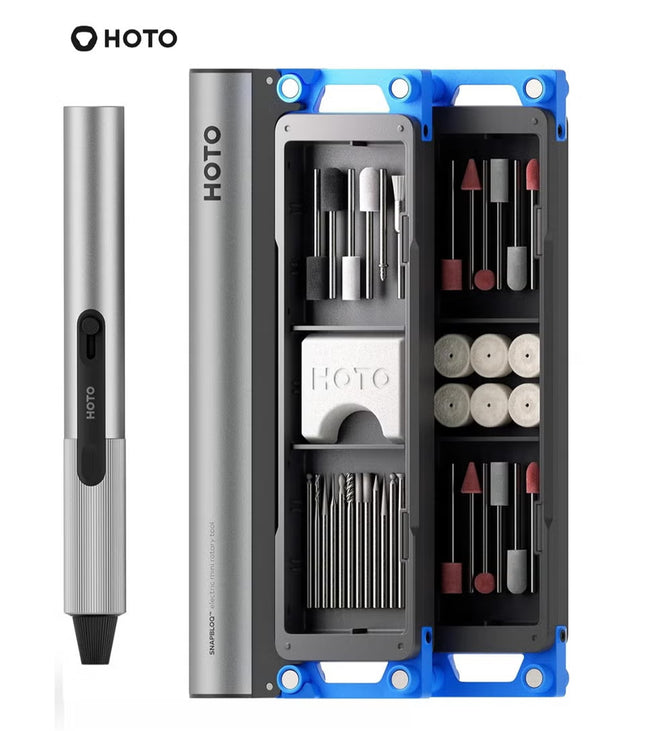 Mini Electric Grinder – Rotary Tool for DIY, Crafting, Engraving, Polishing, Sanding, Drilling – Brushless Motor, Stepless Speed Control, Cordless/Corded, USB Rechargeable, Lightweight 97g, 15000–22000 RPM, 30min Runtime