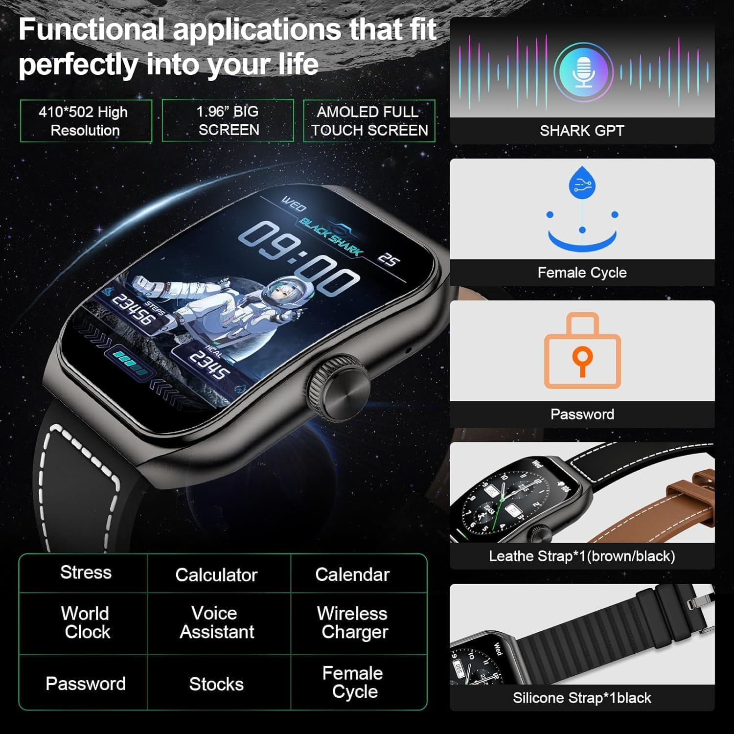 Global Version Blackshark GT3 Smartwatch - ORRO HOME