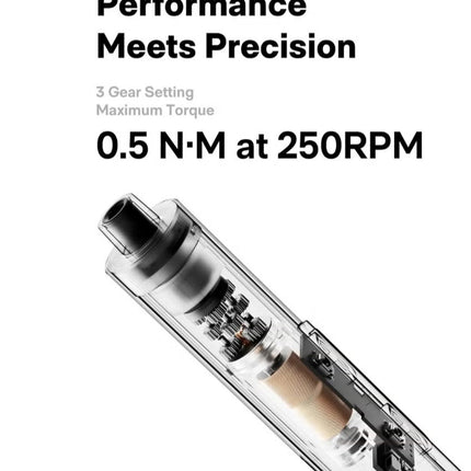 Electric Precision Screwdriver Master Set (56 Bits) – 3 Torque Settings, Brushless Motor, LED Light, Rechargeable – 60min Runtime, Type-C Charging