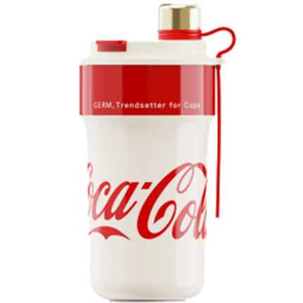 Coca-Cola Paipai Vacuum Tumbler 650ml – White | GERM Official Stainless Steel Insulated Bottle | BPA-Free | Hot & Cold Retention | Limited Licensed Edition
