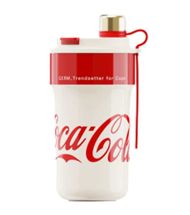 Coca-Cola Paipai Vacuum Tumbler 650ml – White | GERM Official Stainless Steel Insulated Bottle | BPA-Free | Hot & Cold Retention | Limited Licensed Edition