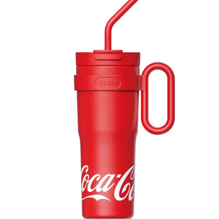 Coca-Cola Collection Big 3Way Tumbler – Red | 1100ml Large Capacity | Triple Drinking Mode | Stainless Steel Vacuum Flask | Official Coca-Cola Licensed | GERM