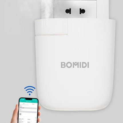 Waterless Aromatherapy Diffuser Nebulizer – 60 mL Essential Oil Diffuser for Home, Office, Spa, Yoga, Bedroom | USB & Bluetooth App Control | Venturi Air Pump, 3‑Speed Mist Modes, Ultra‑Quiet (< 41 dB), AD01-White