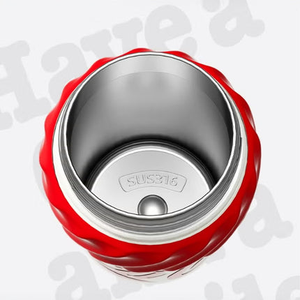 Coca-Cola Ice-Cream Vacuum Tumbler – Red 500ml | GERM | Double-Wall Stainless Steel | Official Coke Licensed | Hot & Cold Insulated | BPA-Free Travel Mug
