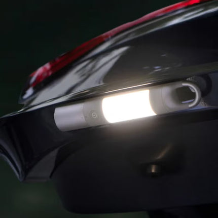 USB-C Rechargeable Flashlight Duo with Dual Light Source, 1000 Lumens, 65H Runtime, Colorful Ambient Lighting, SOS & Strobe Modes, Magnetic Mount & Multi-Hanger Design – QWSDT008