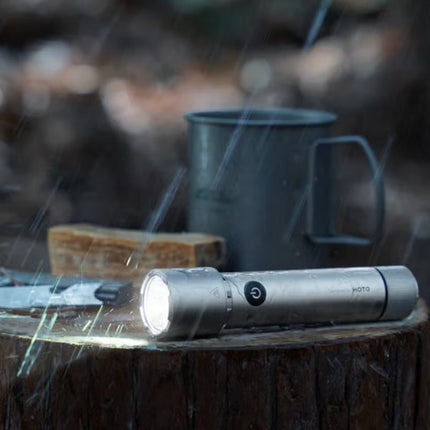 High Brightness Flashlight, 2300lm Beam, IP68 Waterproof, Dual Power, Emergency Use – QWSDT005