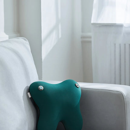 Philips PPM4311 Wireless Back Massager – 3D Kneading & Heat Therapy, Green