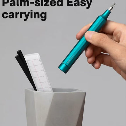 24-in-1 Precision Screwdriver Pen Set – Green, Magnetic Tool Kit with S2 Steel Bits, Aluminum Alloy Body for Electronics, Glasses, Watches, Laptops, DIY & Gadgets – QWLSD004