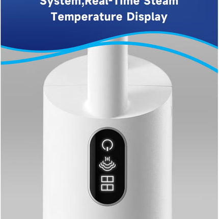 1200W High-Power Steam Mop for Multi-Surface Floors (Wood/Tile/Carpet) with Adjustable Steam, 18s Fast Heating, 380mL Visual Tank & Aromatherapy Function