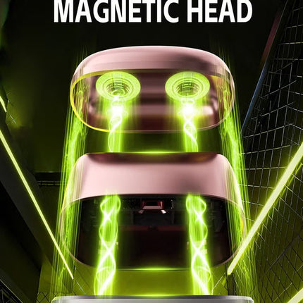 MS006 Mini Compact Foil Shaver 3D Floating Triple-Blade System 6800 RPM/min Type-C Rechargeable Pocket-Size Shaver-Gun Gray