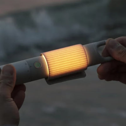 USB-C Rechargeable Flashlight Duo with Dual Light Source, 1000 Lumens, 65H Runtime, Colorful Ambient Lighting, SOS & Strobe Modes, Magnetic Mount & Multi-Hanger Design – QWSDT008