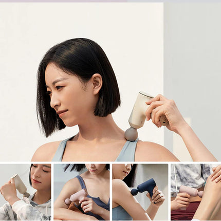 Xiaomi Massage Gun Mini Portable and Powerful Percussion Massager With Smart Pressure - Black - ORRO HOME