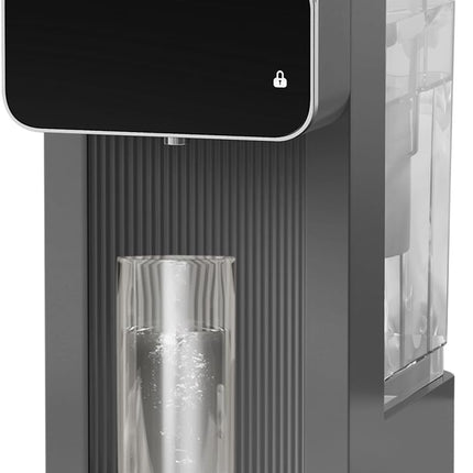 One-Touch Hot Water Dispenser Rapid Heating Electric Thermo Kettle – Instant Hot Water for Tea, Coffee, and More with Digital Display Precision Temperature Control 3 L 2200 W SH37W Grey