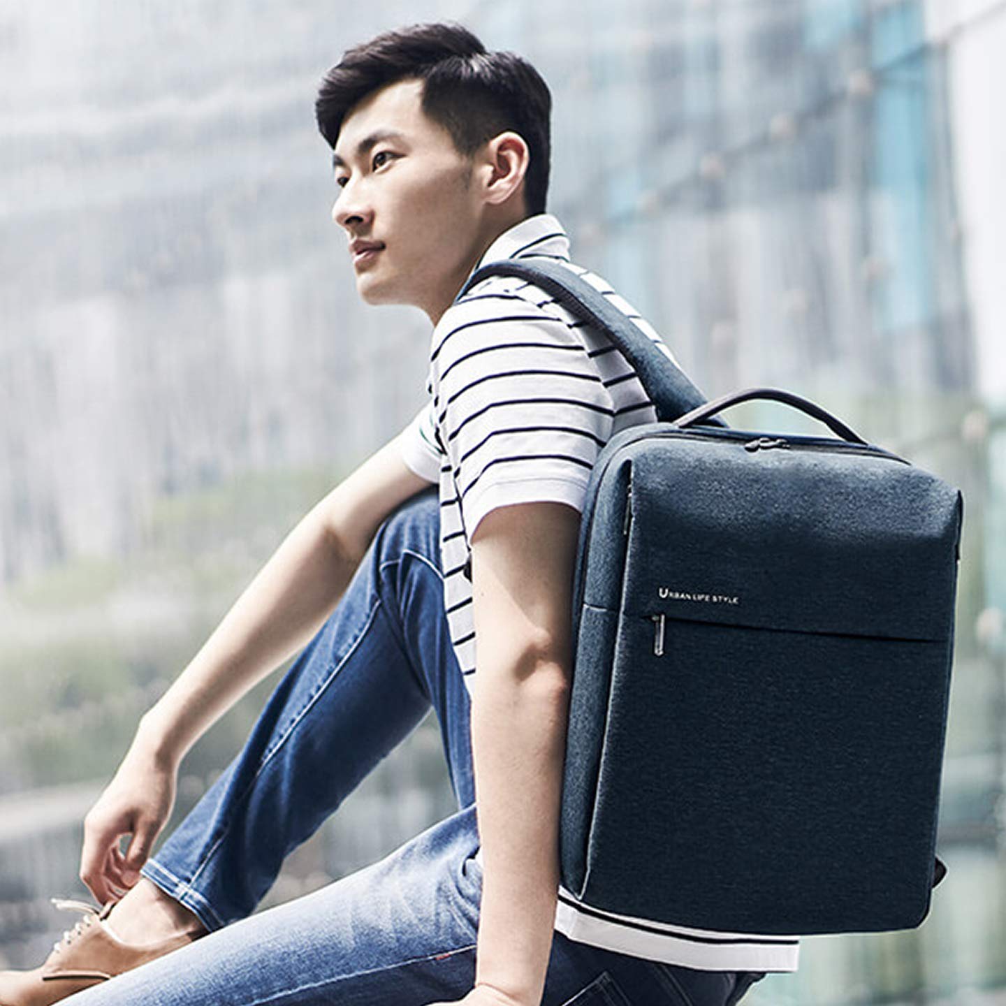 Xiaomi Mi City Backpack 2 Sleek Design With 4 Storage Compartments - Dark Grey - ORRO HOME