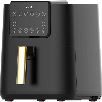 Deerma KZ120W Air Fryer, Oil-Free Fryer, 7.5 Liters Capacity,Non-Stick Cooking Tray,Temperature Control Up to 200C & 14 Buttons Easy Navigation - Black