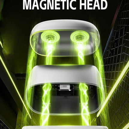 MS006 Mini Compact Foil Shaver 3D Floating Triple-Blade System 6800 RPM/min Type-C Rechargeable Pocket-Size Shaver-White