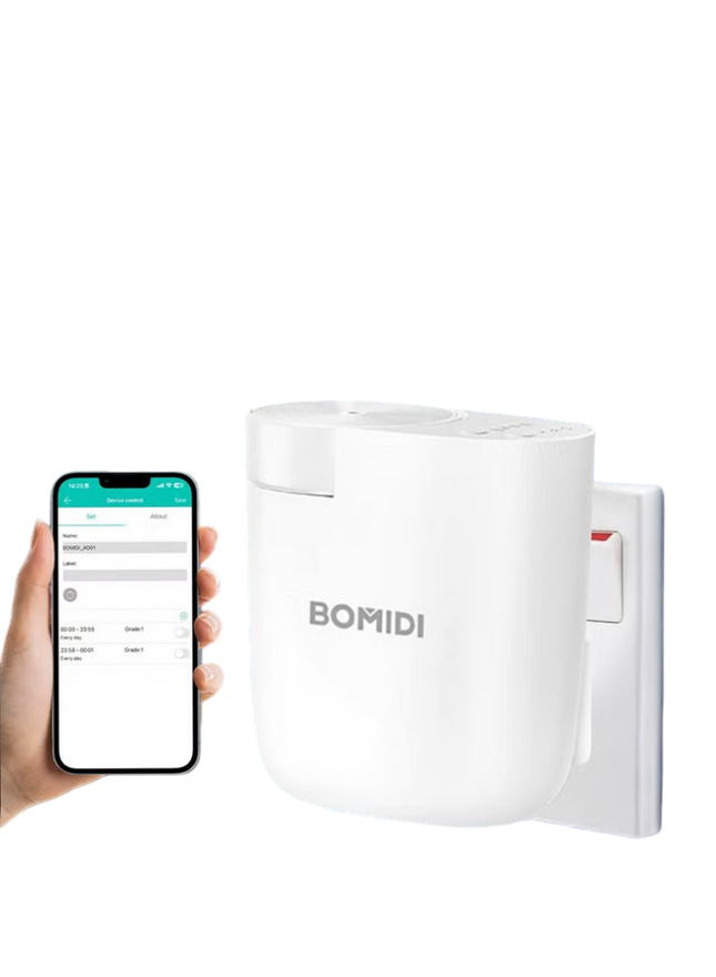 Waterless Aromatherapy Diffuser Nebulizer – 60 mL Essential Oil Diffuser for Home, Office, Spa, Yoga, Bedroom | USB & Bluetooth App Control | Venturi Air Pump, 3‑Speed Mist Modes, Ultra‑Quiet (< 41 dB), AD01-White