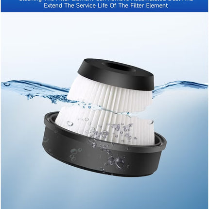 Portable Handheld Vacuum Cleaner with 17000Pa Strong Power 900mL Dust Cup, Quiet Suction- Stick Vacuum Cleaner for Wood, Carpet, Tile Floors S9- Blue