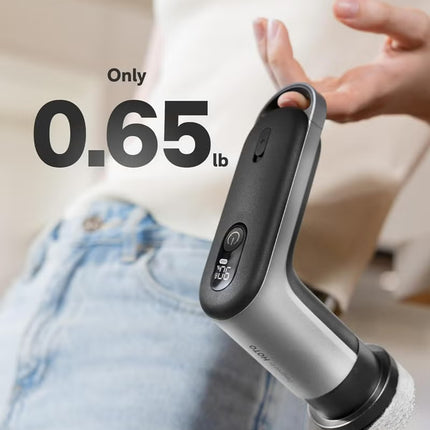 HOTO Grip Cordless Spin Scrubber – Ultra-Light 0.65 lb Kitchen Cleaning Brush, 400 RPM, IPX7 Waterproof, 110-Minute Runtime, Smart Display