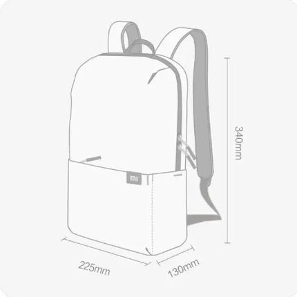 Xiaomi Small Casual Daypack Lightweight Backpack 14-inch Laptop Backpack Dark Blue - ORRO HOME