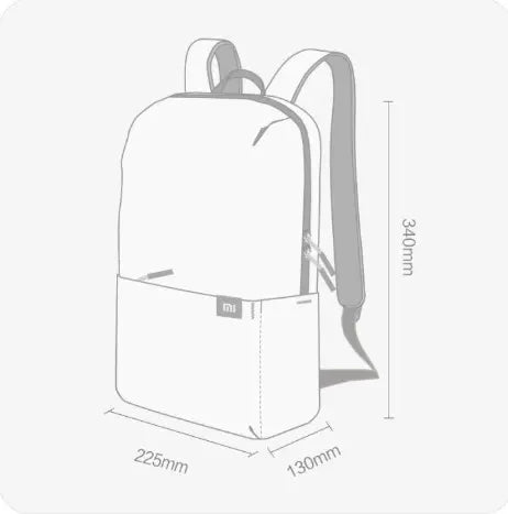 Xiaomi Small Casual Daypack Lightweight Backpack 14-inch Laptop Backpack Dark Blue - ORRO HOME