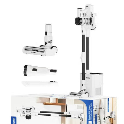 UltraClean Max Cordless Stick Vacuum with Self-Emptying Station, Powerful 28KPA Brushless Motor, 3-Speed Adjustable Suction, Smart LED Display, and Advanced Deep Cleaning Technology for Effortless Home Maintenance