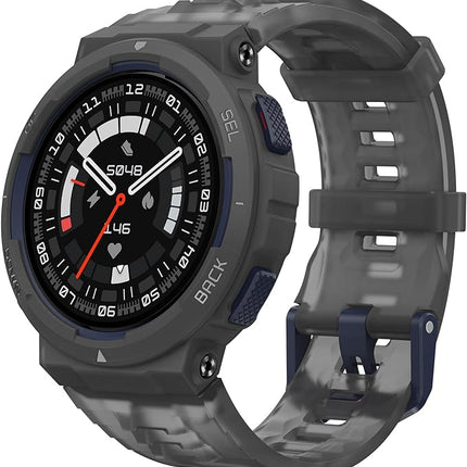 Amazfit Active Edge Smart Watch With Stylish Rugged Sport & Fitness Design - Grey - ORRO HOME