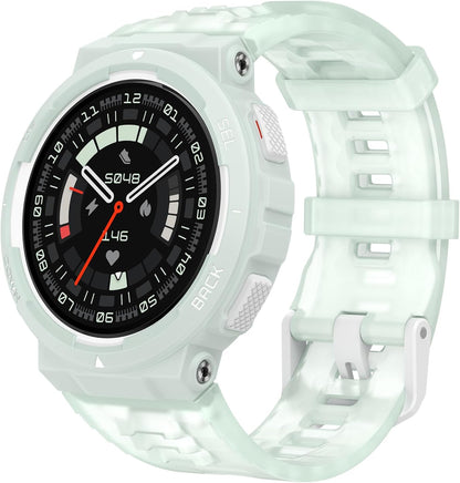 Amazfit Active Edge Smart Watch Stylish Rugged Sport & Fitness Design - Mint Green - ORRO HOME
