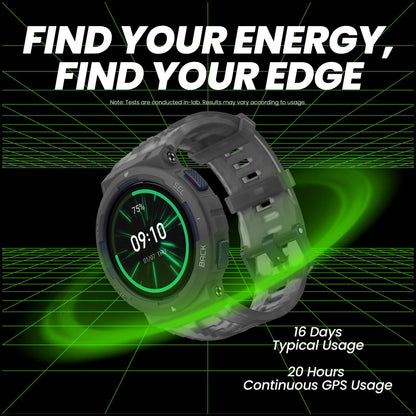 Amazfit Active Edge Smart Watch Stylish Rugged Sport & Fitness Design - Mint Green - ORRO HOME
