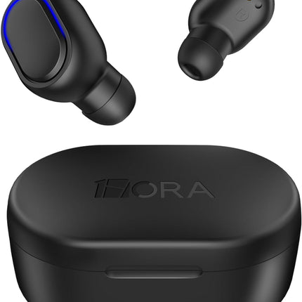 1Hora Wireless Headphones Bluetooth 5.3 Headphones In-Ear Headphones - Black - ORRO HOME