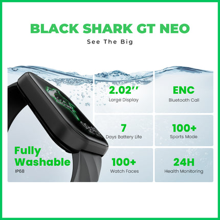 Black Shark GT Neo Smartwatch - Silver - ORRO HOME