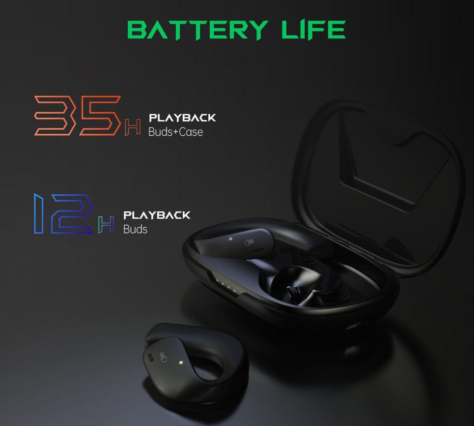 Black Shark T20 Open Ear Wireless Earphone - White - ORRO HOME