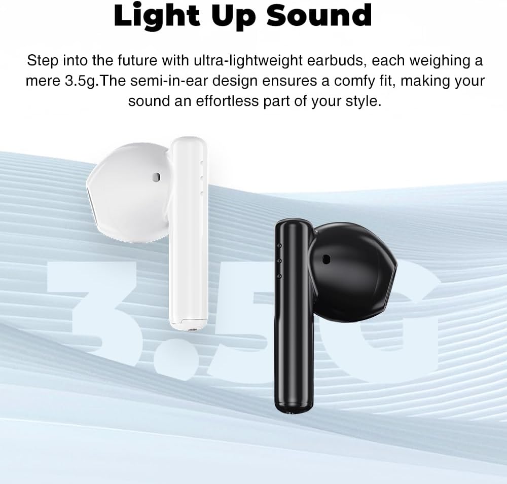 Black Shark T9 Wireless Earphone - White - ORRO HOME