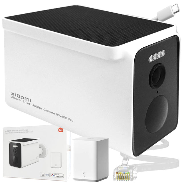 Xiaomi Solar Outdoor Camera BW400 Pro Set - White - ORRO HOME