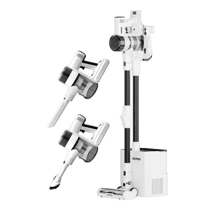 UltraClean Max Cordless Stick Vacuum with Self-Emptying Station, Powerful 28KPA Brushless Motor, 3-Speed Adjustable Suction, Smart LED Display, and Advanced Deep Cleaning Technology for Effortless Home Maintenance