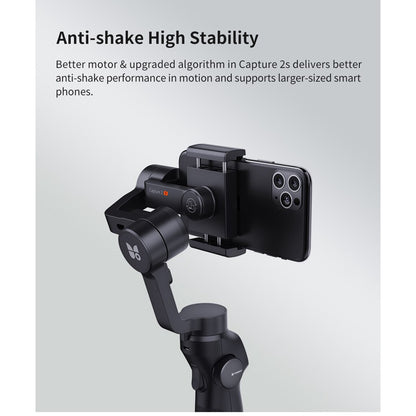 Funsnap Capture 2s Smartphone Camera Stabilizer - Black - ORRO HOME