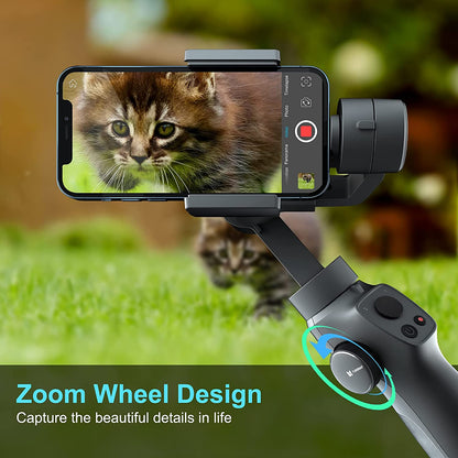 Funsnap Capture 2s Smartphone Camera Stabilizer - Black - ORRO HOME