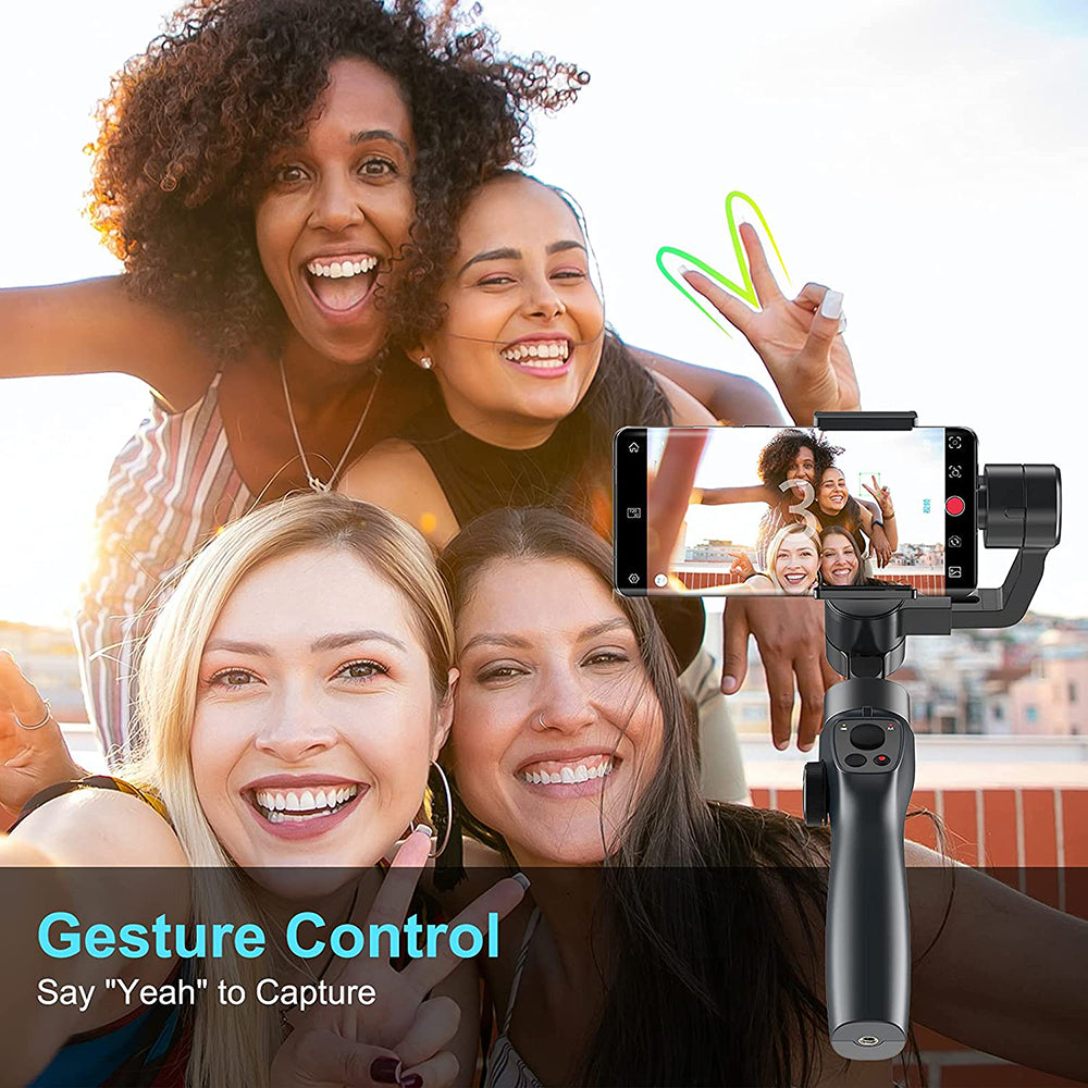Funsnap Capture 2s Smartphone Camera Stabilizer - Black - ORRO HOME