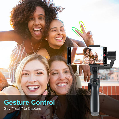 Funsnap Capture 2s Smartphone Camera Stabilizer - Black - ORRO HOME