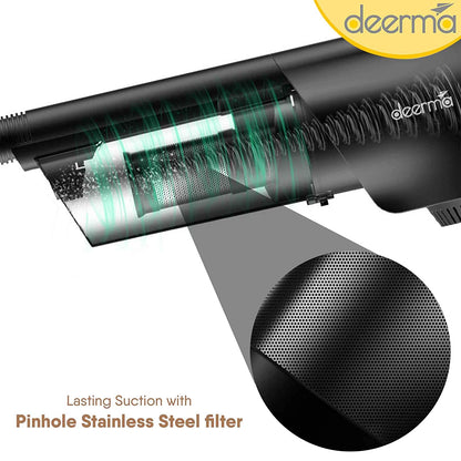 Deerma DX600 2-in-1 Handheld Vacuum Cleaner - Black - ORRO HOME