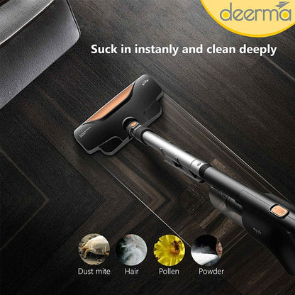 Deerma DX600 2-in-1 Handheld Vacuum Cleaner - Black - ORRO HOME