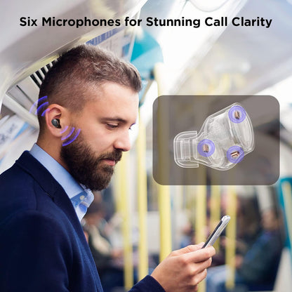 1MORE EVO EH902 ANC Wireless Earbuds - Black - ORRO HOME