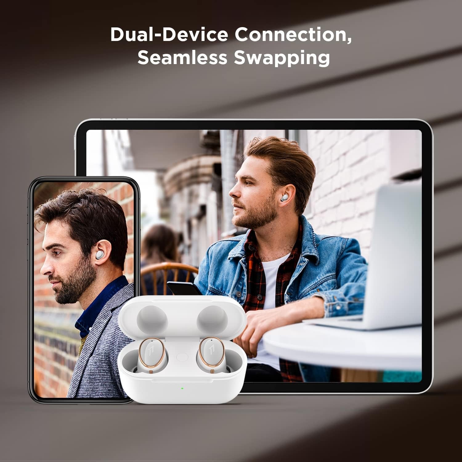 1MORE EVO EH902 ANC Wireless Earbuds - White - ORRO HOME