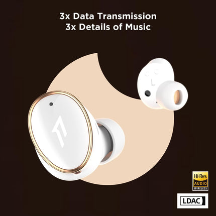 1MORE EVO EH902 ANC Wireless Earbuds - White - ORRO HOME